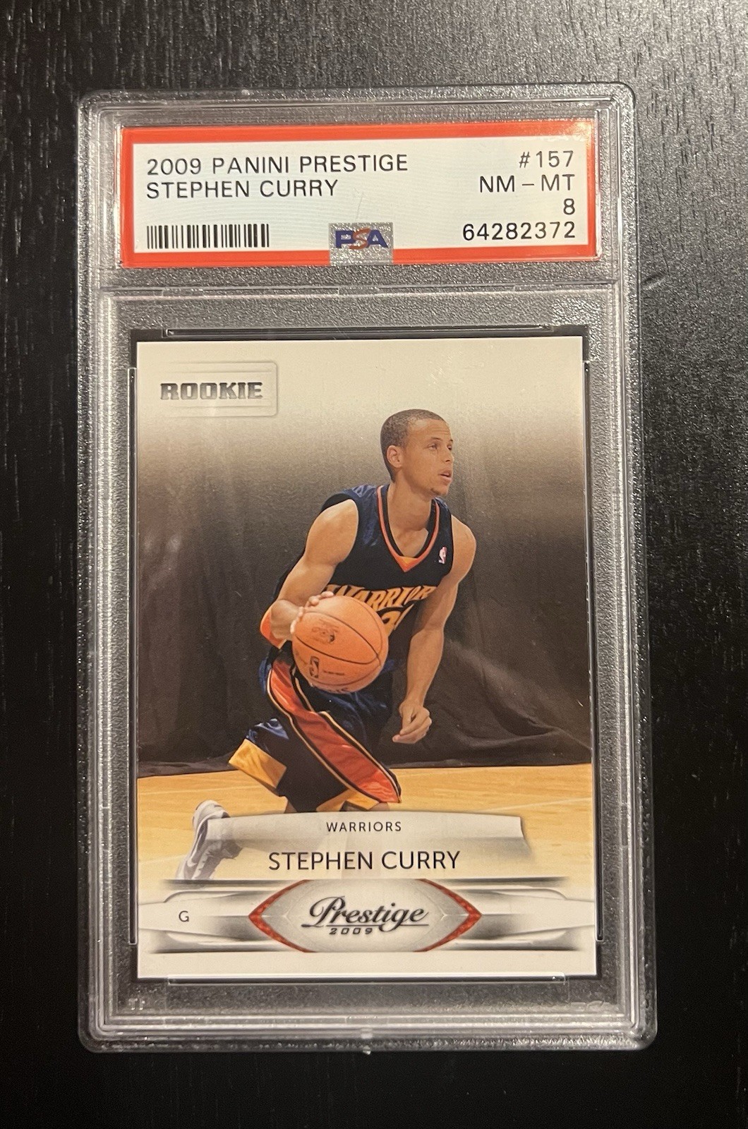 🔥2009 Panini Prestige Stephen Curry Rookie Card-PSA 8-Warriors-NBA-Invest🔥 view 1