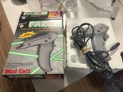Mad Catz Fazor Light Gun Controller Dual Platform PS1/Sega Saturn New In Box