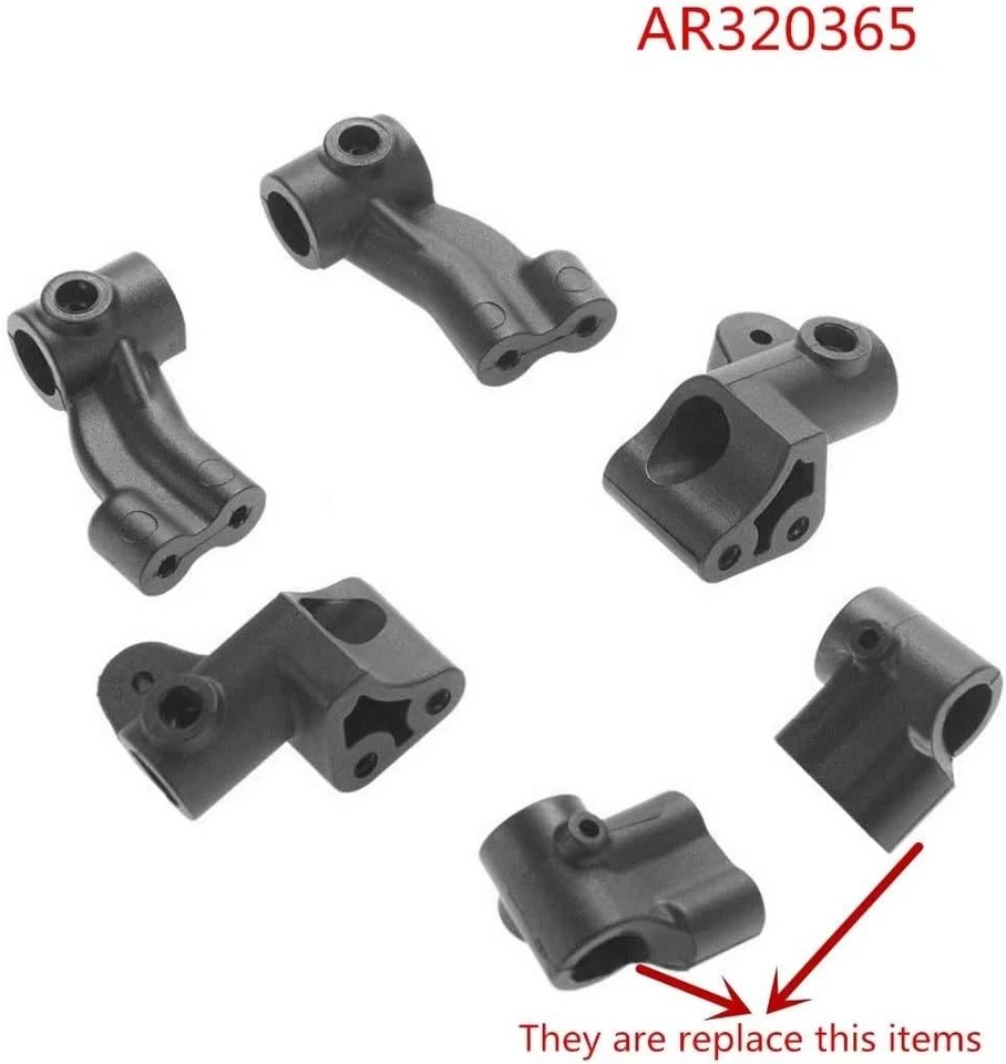 Aluminum Front Body Post Mount Red for Arrma 1/8 Kraton Mojave Notorious...  - Image 2 of 4