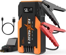 S ZEVZO ET05 Jump Starter 3000A Portable Car Battery Pack (7.2L... 