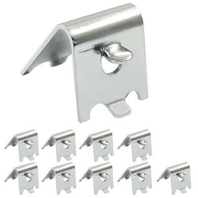 10PCS Freezer Shelf Clips Metal Refrigerator Freezer Shelf