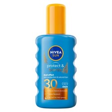 NIVEA SUN Protect & Bronze Sun Spray SPF30 Tanning Lotion 200ml