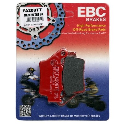 SWM Super Dual X 600 2016-2021 EBC FA208TT Enduro/MX Carbon TT Brake Pads Rear
