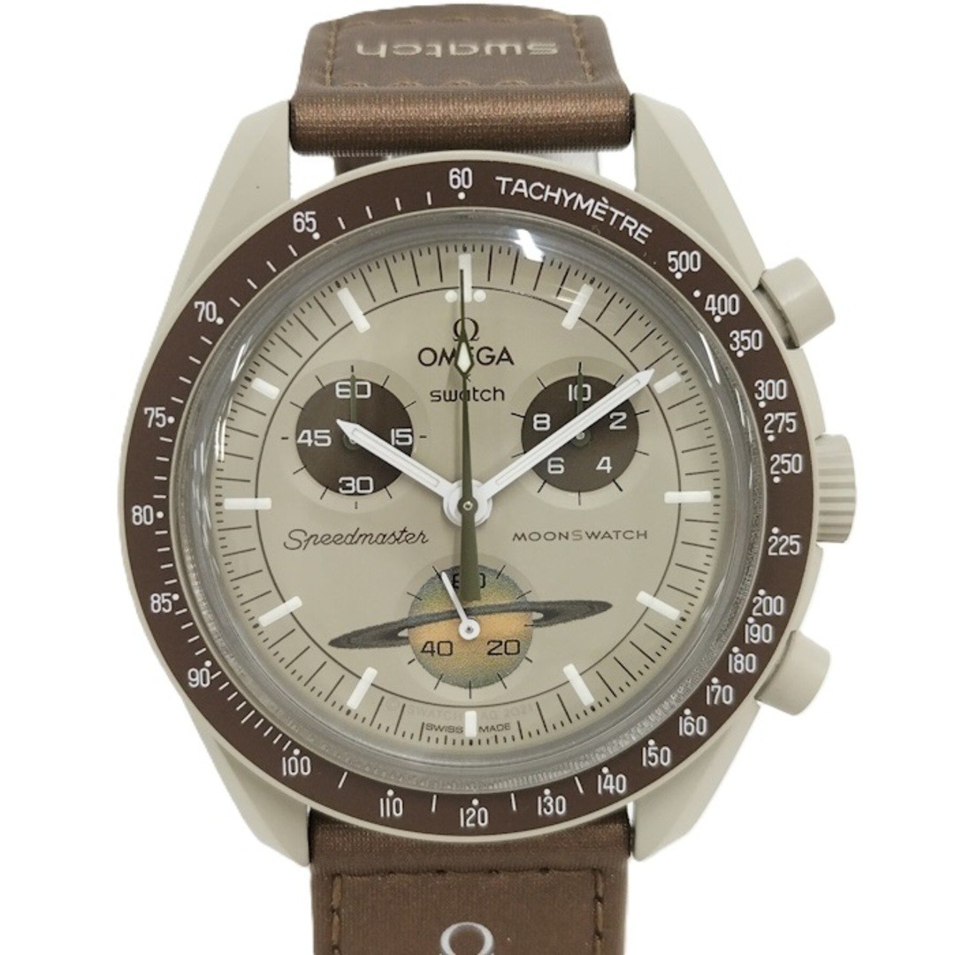 SWATCH Omega Mission to Saturn Men's Watch SKAI-0 Pre-Owned