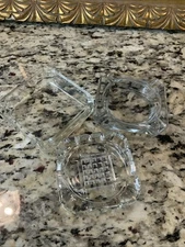 Three Glass Ashtrays
