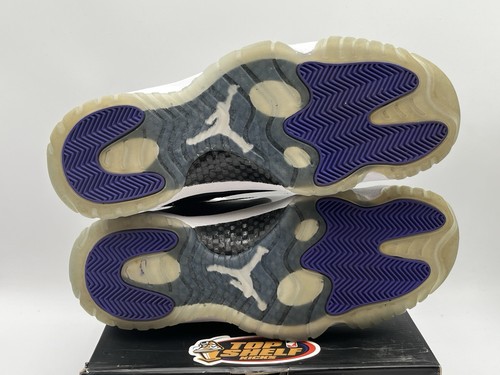 Nike Air Jordan Retro 11 Low Concord 2014 taglia 12 basket autentiche usate - Foto 8 di 11