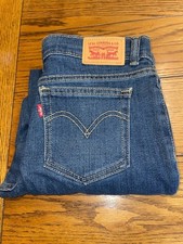 Levi's Low Pro Straight Blue Denim Jeans - Women's Size 12 Reg W28 X L28 - New