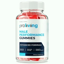 ProLiving Male Gummies - Pro Living Performance Support Formula for Men 60ct