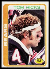 Tom Hicks, 1978 Topps, #92, Chicago Bears, RC