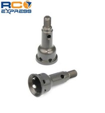 Tekno RC Aluminum Stub Axles front 7075 hard ano EB410 2 pieces TKR6573FA