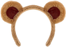 Brown Bear Ears Headband Adult Bear Costume for Halloween Festival Cosplay Party