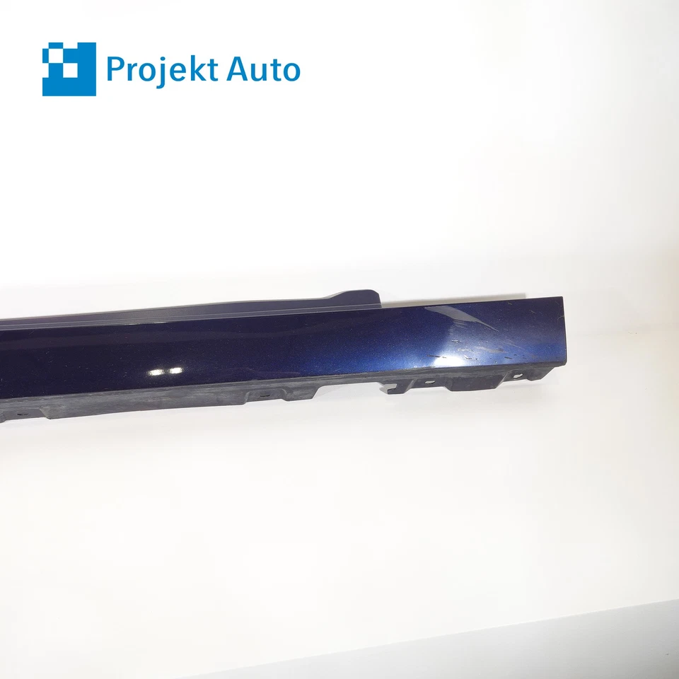 13-19 OEM BMW Right Rocker Panel X10 Tanzanite Blue 640i 650i Gran Coupe F06 - Image 4 of 4