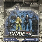 Lady Jaye vs Baroness G.I. JOE COBRA 50th Anniversary New & Sealed Figure Set