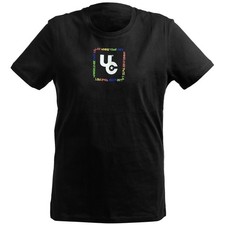 Undercover Bekleidung CI Slogan T-shirt, schwarz f&uuml;r Damen und Herren