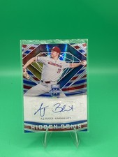2020 Panini Elite Extra Edition - Hidden Gems A.J. Block #HG-AB Red White & Blue