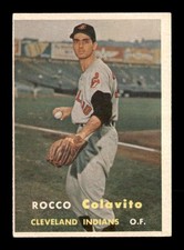1957 Topps #212 Rocky Colavito RC EX X3051015