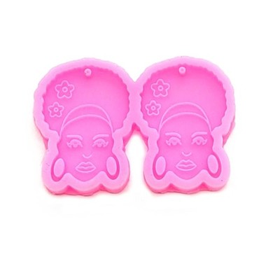 1PC Jewelry Silicone Mold Heart Star Flower Jewelry Making Tool Earring Molds