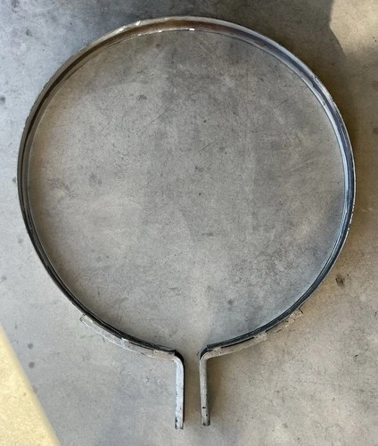 Vintage Gas Motor Oil Gas Station Garage Lollipop Porcelain Metal Sign Ring 36”