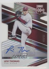 2020 Panini Elite Extra Edition 49/49 Levi Thomas #116 Auto 0e2x