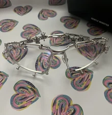 GentleMonster Sunglasses D’Heygere - Tiara 02 Silver Frame Clear Lenses