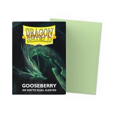 Dragon Shield Matte Dual Gooseberry Sleeves 100ct - Standard Size NEW COLOR DROP