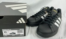 Men's Adidas Grand Court 2.0 Black  White JR0546 US Sz 10 New With Tags