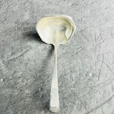1 Antique WEIDLICH  Virginia STERLING SILVER Ladle Beaded Edge