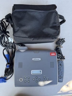 InFocus LP600 DLP Projector w/Cables and remote 