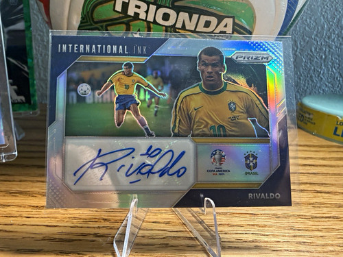 Rivaldo #II-RV 2024 Panini Prizm Copa America International Ink card