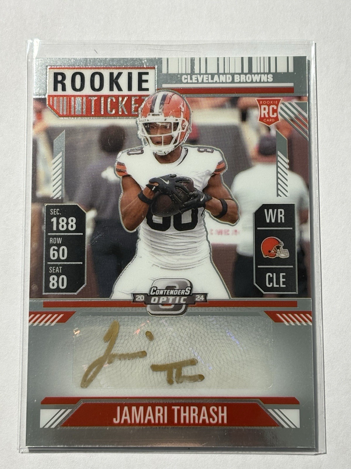 2024 Panini Contenders Optic - Rookie Ticket Autographs Jamari Thrash #149 RC