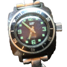 Montre de PLONGÉE mécanique Vintage WITT »mini sub » vers1970-fonctionnel-