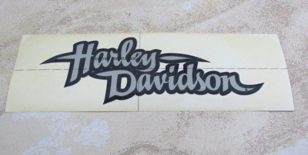 Vintage OEM Harley Davidson Fuel Gas Tank Decal 2010 Dyna