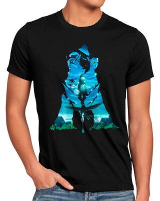 Water Way Herren T-Shirt navi pandora sci-fi