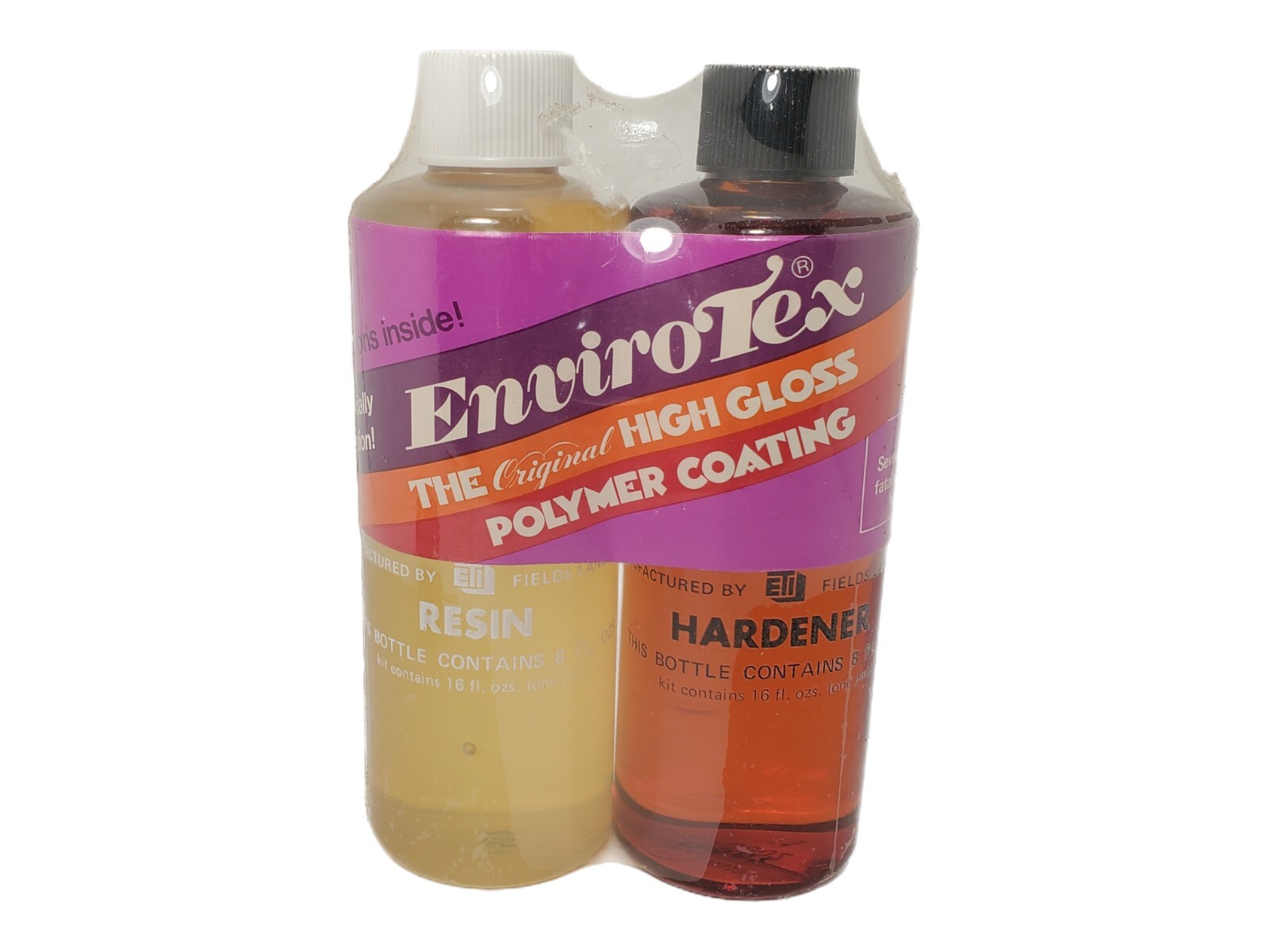 Vintage EnviroTex High Gloss Polymer Resin Coating Kit 16 oz Sealed NOS
