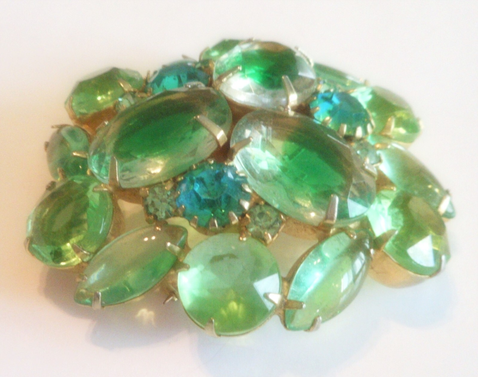 JULIANA GREEN GIVRE GLASS RHINESTONE DOMED L… Gem