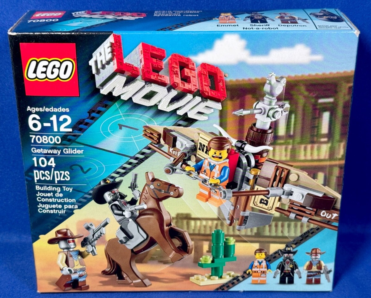 GETAWAY GLIDER Lego Movie 70800 BUILDING SET Sheriff Not-A-Robot