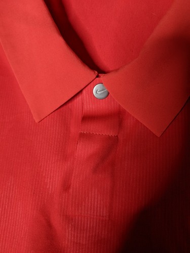 Polo de golf Nike para hombre Dri-Fit Tiger Woods TW rojo talla XL - Imagen 2 de 9