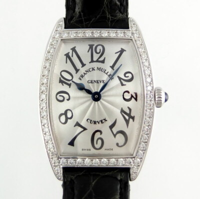 FRANCK MULLER Tonneau Carvex 1752QZDP AC Quarz Damenarmbanduhr Aus Japan G1201