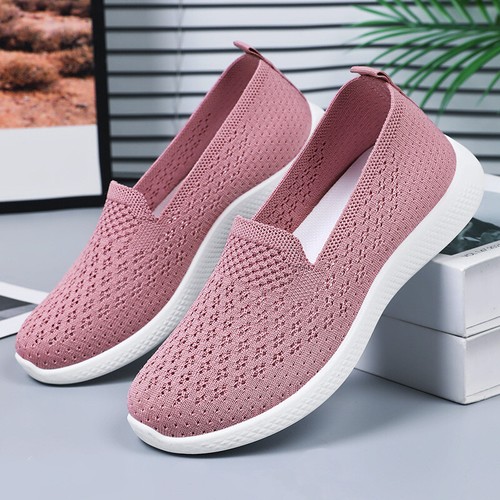 Damensneakers Sommerschuhe Stoffschuhe Leinenschuhe Laufschuhe Ballerinas Sport - Bild 29 von 30