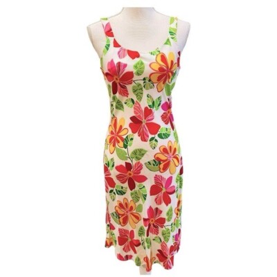 Jantzen Tropical Floral Sheath Dress Medium NWT NEW!