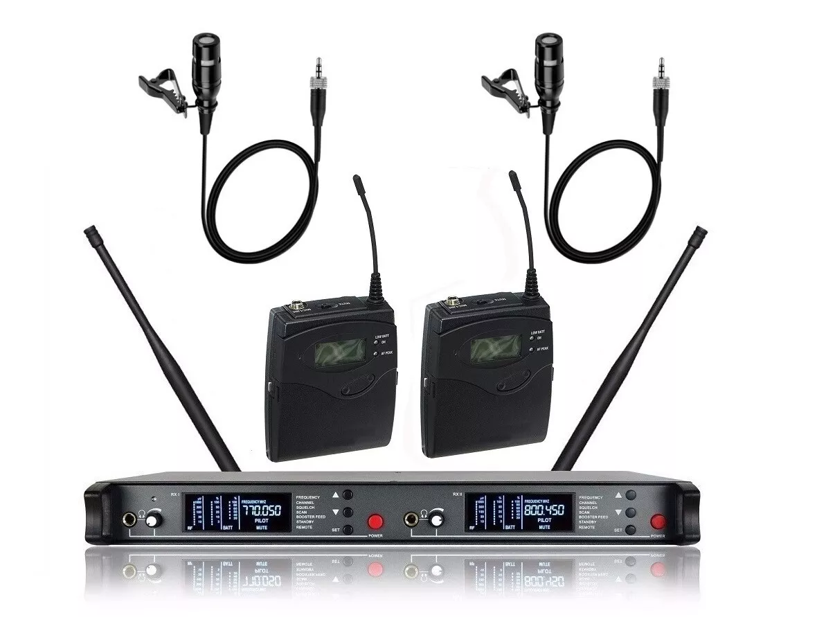 Sennheiser dual wireless lavalier microphone hot sale