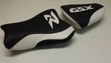 Seat Covers Black Carbon Fiber Texture White Will Fit Suzuki 20052006 Gsx1000r