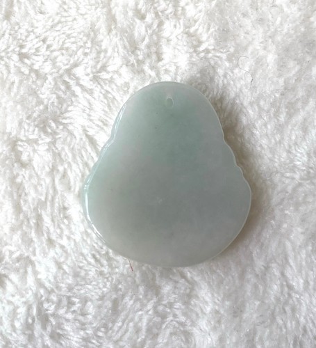 100% A-Grade Jadeite Maitreya Buddha Pendant Jade Laughing Buddha Pendant Y054 - Picture 13 of 42
