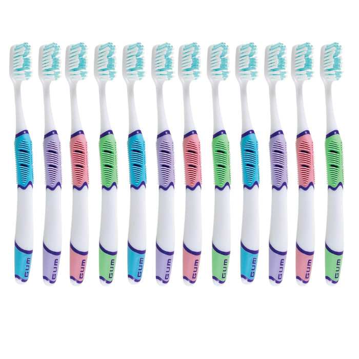 12-PACK! 516: GUM Technique Sensitive Care Toothbrush, Full Ultra Soft Bristles