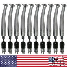 10 Yabangbang Dental High Speed Turbine Handpiece fit NSK 4Hole Coupler Swivel