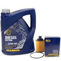MotoröL ÖLfilter SH4797P Set 20W50 5 Liter FüR Suzuki Wagon Swift III Splash 1.3