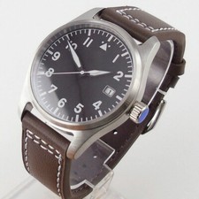 39mm Tandorio Black Dial Sapphire Glass Japan NH35A Automatic Diving Mens Watch