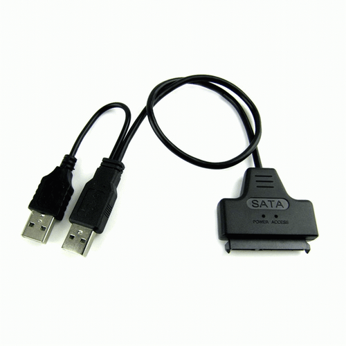 New 2.5" HDD Laptop Hard Drive USB to SATA Serial ATA 15+7 Adapter Cable 384 - Picture 1 of 5