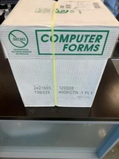 Continuous 18# Computer Paper 12" x 8-1/2"  (Carton of 2800)