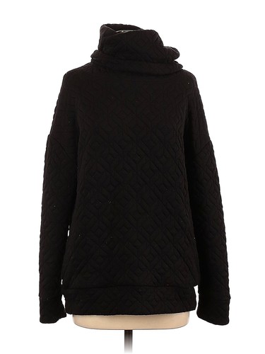 Gap Fit Women Black Turtleneck Sweater 